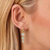"Avni" 1.50 CT Hoop Diamond Earrings