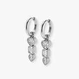 "Avni" 1.50 CT Hoop Diamond Earrings