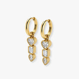 "Avni" 1.50 CT Hoop Diamond Earrings