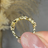 "Avyora" 0.83 Carat Lab Grown Diamond Half Eternity Ring HLR465