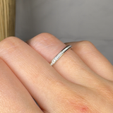 "Avyrix" 0.2 Carat Round Cut Natural Diamond Half Eternity Band MDWR174 HEERA DIAMONDS