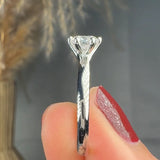"Azoria" 0.55 Carat Round Cut Natural Diamond Solitaire Engagement Ring MDC1051