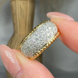 "Azzeline" 0.92 Carat Round Cut Natural Bespoke Diamond Half Eternity Ring MDR3273