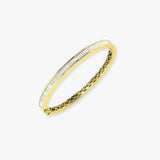 BAGUETTE CUT DIAMOND 1.82 CARAT CHANNEL HALF SETTING BANGLE