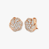 BAGUETTE & ROUND CUT 1.34 CARAT DIAMOND CLIP & PIN EARRINGS
