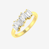 Baguette 0.79 Carat Fancy Diamond Ring LM JEWELLERY