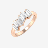 Baguette 0.79 Carat Fancy Diamond Ring LM JEWELLERY