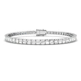 Baguette Diamond 4.93 Carat Tennis Bracele LM JEWELLERY