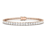 Baguette Diamond 4.93 Carat Tennis Bracele LM JEWELLERY