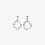 Behold White Topaz Earrings Hot Diamonds