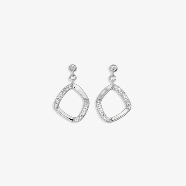 Behold White Topaz Earrings Hot Diamonds