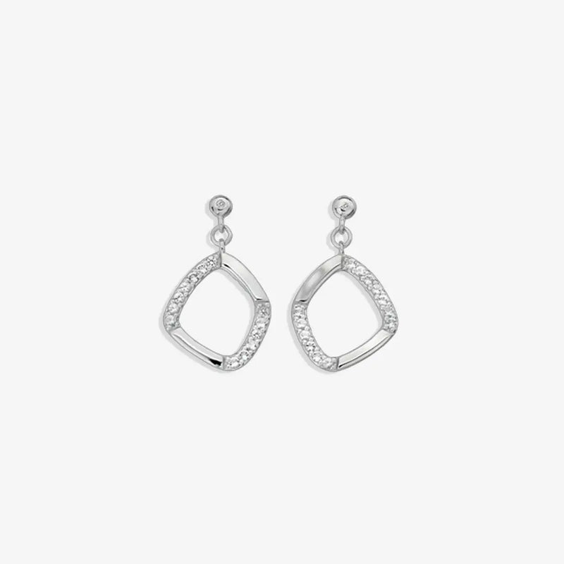 Behold White Topaz Earrings Hot Diamonds