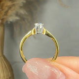 "Bellora" 0.33 Carat Round Cut Natural Diamond Shoulder Engagement Ring MDR3419