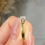 "Bellora" 0.33 Carat Round Cut Natural Diamond Shoulder Engagement Ring MDR3419