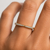 "Bria" 0.18ct Diamond Gradient Eternity Ring ET62