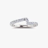 "Calista" 0.45 Carat Round Cut Diamond Half Eternity Ring ET90