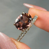"Camden" 2 Carat Oval Cut Lab Grown Shoulder Diamond Engagement Ring HR1849 HEERA DIAMONDS