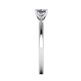 "Cara" Solitaire Cushion Cut Diamond Engagement Ring SSCC02 - HEERA DIAMONDS