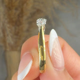 "Cezanne" 0.31 Carat Round Cut Natural Diamond Half Eternity Ring MDR3343