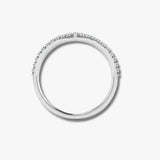 "Clara" Pave V Shape Eternity 0.40ct Diamond Ring ET42