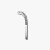 "Clara" Pave V Shape Eternity 0.40ct Diamond Ring ET42
