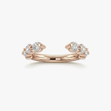 "Clio" Bubble 1.50ct Round Brilliant Diamonds Open Eternity Ring ET10