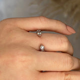 "Clio" Bubble Round Brilliant Diamonds Open Eternity Ring ET10 - HEERA DIAMONDS