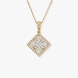 Cluster Square Pendant