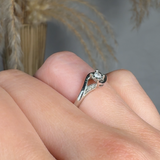 "Coren" Carat Round Cut Natural Diamond Engagement Ring RAM1235R HEERA DIAMONDS