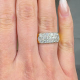 "Corvella" 1.11 Carat Round Cut Natural Bespoke Diamond Half Eternity Ring MDR3229