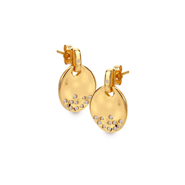 HD X JJ Illuminate Drop Earrings HD X Golden Edit