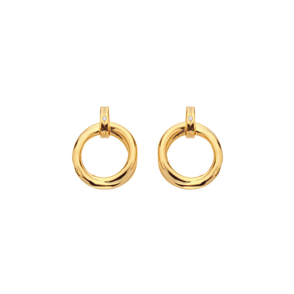 HD X JJ Aura Stud Earrings HD X Golden Edit