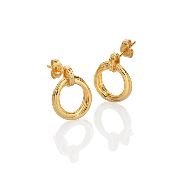 HD X JJ Aura Stud Earrings HD X Golden Edit