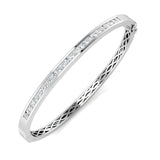 DIAMOND 0.99 CARAT CHANNEL SETTING BANGLE IN PLATINUM LM JEWELLERY