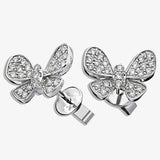 DIAMOND BUTTERFLY STUD EARRINGS HEERA DIAMONDS