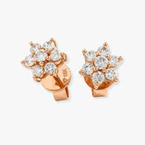 DIAMOND CLUSTER STUD EARRINGS