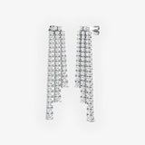 DIAMOND DROP TRILOGY EARRINGS