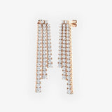 DIAMOND DROP TRILOGY EARRINGS