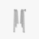 DIAMOND DROP TRILOGY EARRINGS