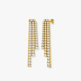DIAMOND DROP TRILOGY EARRINGS