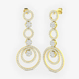 DIAMOND FANCY DROP EARRINGS