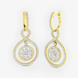 DIAMOND FANCY DROP EARRINGS