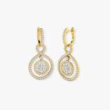 DIAMOND FANCY DROP EARRINGS
