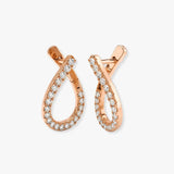 DIAMOND FANCY HOOP EARRINGS