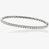 DIAMOND HALF SET BANGLE IN 18K WHITE GOLD HEERA DIAMONDS