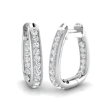 DIAMOND HOOP EARRINGS
