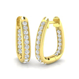 DIAMOND HOOP EARRINGS