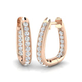 DIAMOND HOOP EARRINGS