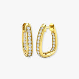 DIAMOND HOOP EARRINGS