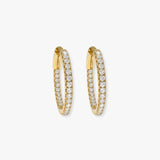 DIAMOND HOOP EARRINGS